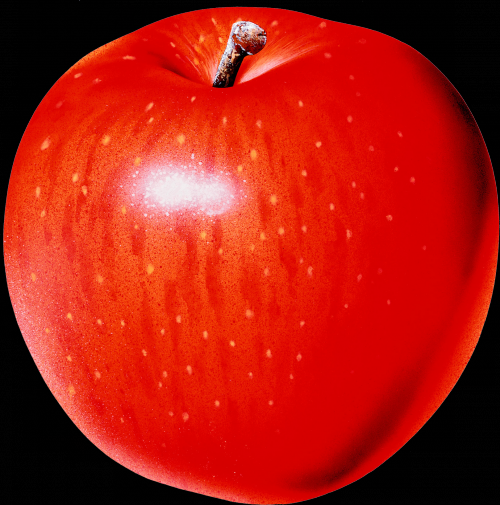 Красное яблоко 
